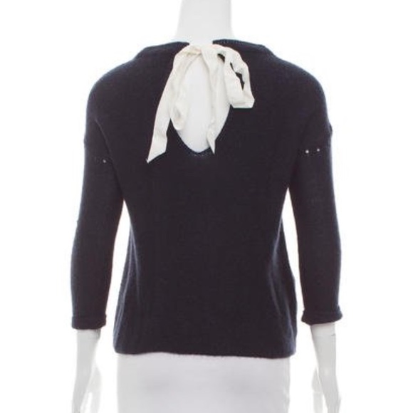 RARE Ulla Johnson Ribbon tie sweater - Picture 1 of 6